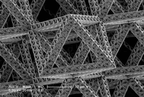 Nano Treliças Fractais Poderão ser Utilizadas em Elementos Estruturais