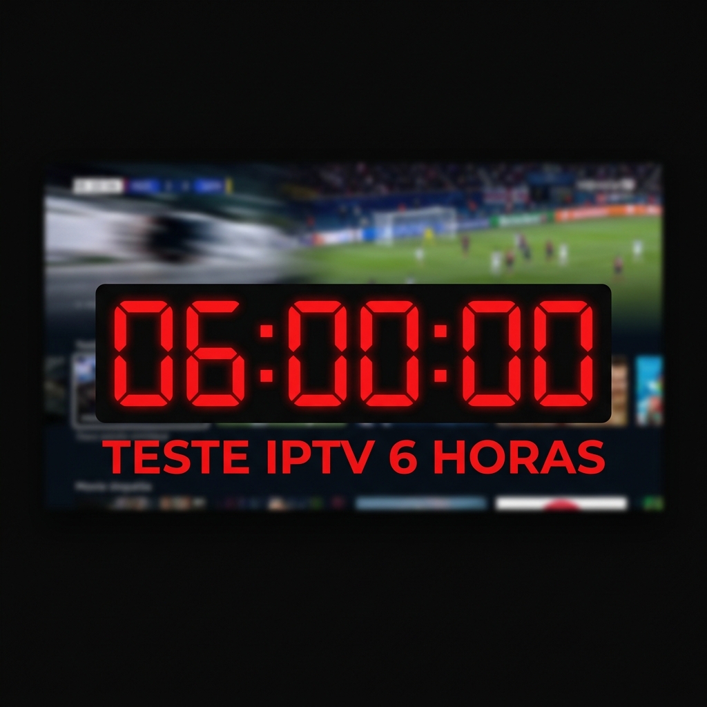 Teste IPTV 6 Horas